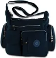 Produktbild: Bag Street Nylon Tasche Damenhandtasche blau 32x20x12 OTJ205B