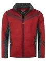 Produktbild: Rock Creek Herren Fleece Jacke Outdoor Wanderjacke Pullover Full Zip Hoodie Herrenjacke Fleecejacke Winterjacke Strickjacke Strickfleecejacke H-373 Rot S