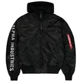 Produktbild: Alpha Industries Bomberjacke MA-1 D-Tec Sleeve Embroidery schwarz XL (52/54)