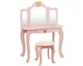 Produktbild: COSTWAY Schminktisch Kinderschminktisch mit Hocker