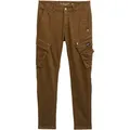 Produktbild: Tom Tailor Herren Cargohose TAPERED SWEAT CARGO Tapered Fit 1049438-23900 Dark Palm Normaler Bund Reißverschluss W 38 L 34