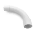 Produktbild: ARLI Kabelkanal Rohrbogen M16 90° für Elektrorohr Stangenrohr PVC Installation 16 mm (1 Stück, 1-St), beidseitig gemufft