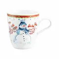 Produktbild: Seltmann Weiden Becher mit Henkel Kaffeebecher Teetasse Tasse Schneemann 400 ml