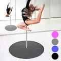 Produktbild: Pole Dance Matte 5 cm dick Ø 120 cm schwarz Tanzstangenmatte Matte Tanzstange Polematte