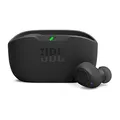Produktbild: JBL Wave Buds – Kabellose In-Ear Ohrhörer mit IP54 und IPX2 Wasserdichtigkeit – Kraftvoller Bass und 32 Stunden Akkulaufzeit – Schwarz