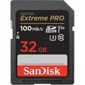 Produktbild: SanDisk Extreme PRO 32GB SDHC Speicherkarte, 100MB/s & 90MB/s Lese/Schreibgeschwindigkeit, UHS-I, Class 10, U3, V3