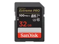 Produktbild: SanDisk SDHC Extreme PRO 32 GB (R100 MB/s) + 2 Jahre RescuePRO Deluxe