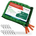 Produktbild: Anhängernetz 3x3,5 [DEKRA Geprüft] inkl. 10x Expander Haken - Anhänger Netz mit Eckmarkierungen und Randverstärkung inkl. 10x Gummispanner mit Haken