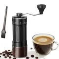 Produktbild: Manuelle Kaffeemühle, 40 Stufen, 30g Behälter, für Espresso/French Press,schwarz