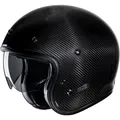 Produktbild: HJC Motorrad Helm V31 Carbon Solid Gr. XL Retro Vintage Jethelm mit Sonnenblende