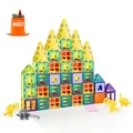 Produktbild: VEVOR Magnetische Bausteine, 56-teiliges magnetisches Tier-Bauset, Magnetspielzeug mit 4 Dinosauriern, STEM-Sensorik-Lernspielzeug, Konstruktions-Stapelspielzeug, Geschenk für Kinder ab 3 Jahren