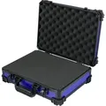 Produktbild: Hmf 15502-05 Transportkoffer Mit Rasterschaumstoff, Universalkoffer, 39 X 29 X 12 Cm, Blau