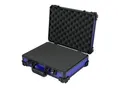 Produktbild: HMF 15502-05 Transportkoffer mit Rasterschaumstoff, Universalkoffer, 39 x 29 x 12 cm, Blau