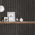 Produktbild: AS Creation Holzlatten Tapete 3D Effekt Texturiert Vinyl Anthrazit 39109-4