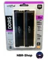 Produktbild: Crucial Pro DDR5 RAM 32GB Kit (2x16 GB) 6000MHz CL36 CP2K16G60C36U5B Schwarz
