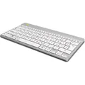 Produktbild: R-Go Tools R-Go Compact Break ergonomische Tastatur, QWERTZ (DE), bluetooth, weiss (Deutschland, Kabellos) (RGOCODEWLWH)