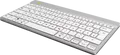 Produktbild: R-GO CODEWLWH - Funk-Tastatur, Bluetooth, kompakt, ergonomisch, weiß