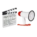 Produktbild: Film set 10 Watt Film-Set mit Megafon Regieklappe Set Flüstertüte Set laut