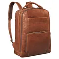 Produktbild: STILORD XL Herren-Businessrucksack aus Leder braun - 15-17 Zoll großer Arbeitsrucksack - Männer Laptop-Rucksack - Vintage Office-Bag aus Echtleder 'Harlow'