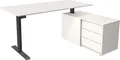 Produktbild: Move 1 Komplettarbeitsplatz, elektrisch höhenverstellbar, Weiß / Anthrazit