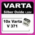Produktbild: 10x V371 Uhren-Batterie Knopfzelle SR69 SR920 AG6 VARTA Neu
