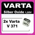 Produktbild: 2x V371 Uhren-Batterie Knopfzelle SR69 SR920 AG6 VARTA Silberoxid Neu