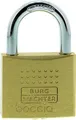 Produktbild: Burg Wächter Vorhängeschloss Boccia45040SB 6.5mm Messing Kneifschutz 6 Schlüssel