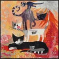 Produktbild: Rosina Wachtmeister Fußmatte Lifestyle Katzenturm 85x85 cm Sauberlaufmatte