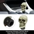 Produktbild: Keramik Schädel Kopf Form Schaltknauf für Auto Auto