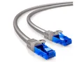Produktbild: deleyCON deleyCON 10m CAT6 Patchkabel Netzwerkkabel Ethernet LAN DSL Kabel Grau LAN-Kabel