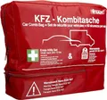 Produktbild: Kalff KFZ Kombitasche TRIO Compact, Verbandstasche Auto + Warnweste + Warndreieck NANO mit Erste Hilfe Broschüre