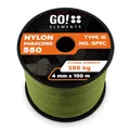 Produktbild: Paracord 550 Typ III | ø 4mm - 11 Kerne - max. 250 kg | 100% Nylonschnur - reißfest & extrem stabil | Nylonseil, Allzweckseil, Reepschnur & Outdoor Seil