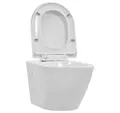 Produktbild: vidaXL Tiefspül-WC Wand-WC ohne Spülrand Keramik Weiß