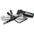 Produktbild: Unger Fensterreinigungsset ErgoTec NINJA Advanced, mit Einwascher, Abzieher, Tuch und Köcher