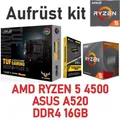 Produktbild: PC Bundle Aufrüstkit Gaming Set AMD Ryzen 5 4500 + ASUS Mainboard + 16GB DDR4