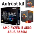 Produktbild: PC Bundle Kit Gaming Set AMD Ryzen 5 4500 (6 Kerne) + ASUS Mainboard