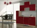Produktbild: Respekta Economy Küchenblock 180 cm rot, Eiche Sonoma, KB180ESRC