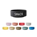Produktbild: Design Letters Snack Schale, Snack (Schwarz) - Ultra Matt glasiertes China-Porzellan mit feinem Knochen, Grafik, einzigartig und aus feinstem Porzellan der Welt hergestellt, D: 11 cm, 300 ml