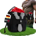 Produktbild: HITX Steinschleuder Tasche mit Zwillen-Halterung | Munitionstasche Schleuder