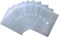 Produktbild: Dokumententaschen Sammelmappen / 10 Stück/Sichttaschen A6 quer transparent na...