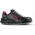 Produktbild: U-Power Sicherheitshalbschuh Billie Gr.42 schwarz/rot S3 CI SRC ESD EN20345 Leder (S3, 42) (RK20094-42)