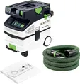 Produktbild: Festool Absaugmobil CTM MIDI I CLEANTEC (mit Hauptfilter, SELFCLEAN Filtersack, Saugschlauch glatt Ø 27/32 x 3,5 m)