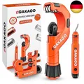 Produktbild: Gakago Rohrschneider Set 3-50mm mit Entgrater - Vielseitiger Rohrabschneider