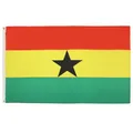 Produktbild: AZ FLAG - Flagge Ghana - 150x90 cm - Republik Ghana Fahne 100% Polyester mit Messing-Ösen - 110g