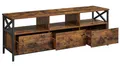 Produktbild: VASAGLE Lowboard TV-Schrank, 3 Schubladen, Breite 147/178cm, Stahlgestell