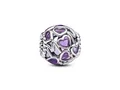 Produktbild: Pandora 793772C01 Charm - Durchbrochene Herzen Mom - Sterling Silber Emaille Purple