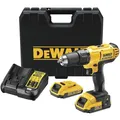 Produktbild: DeWalt Akku-Bohrschrauber 18V +2x Akku 2Ah +Ladegerät + Koffer DCD771D2-QW