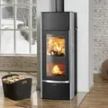 Produktbild: Oranier Hektos Aqua Wasserführender Holzvergaserofen Stahl Schwarz / Speckstein