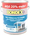 Produktbild: Bondex Wetterschutz-Farbe Purpurrot Ral 3004 3Liter