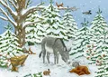 Produktbild: Stick*r-Adventskalender - Eselchen im Winterwald | Christine Schmiech | Kalender